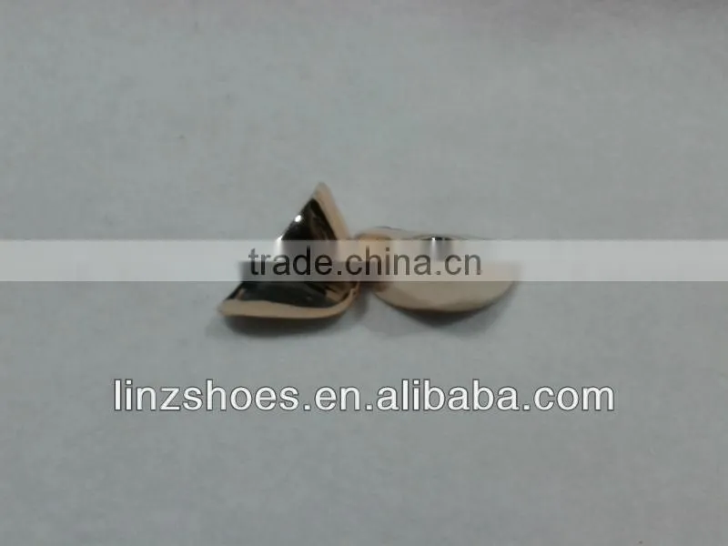 LNZ8200 fashionable TPU trendy ladies sparkly metalic pointed toe cap for high heel shoes