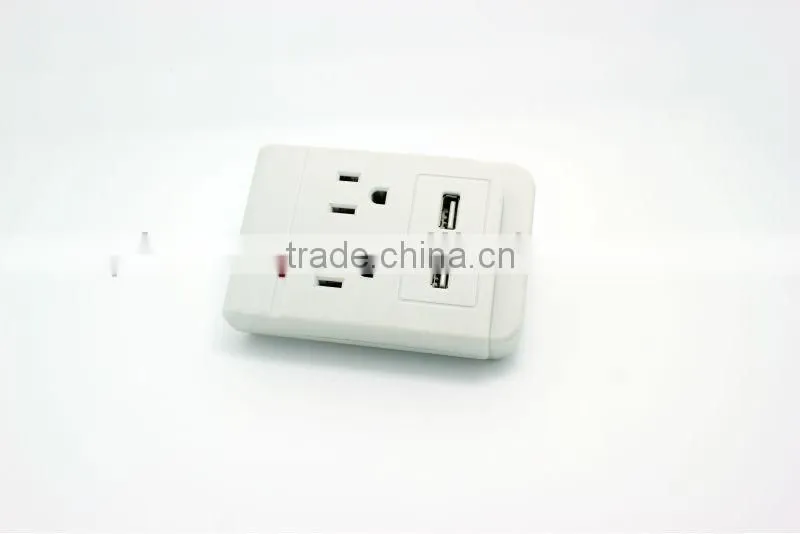 High Quality USB Wall Plug Power Socket usb wall socket, USB wall adaptor