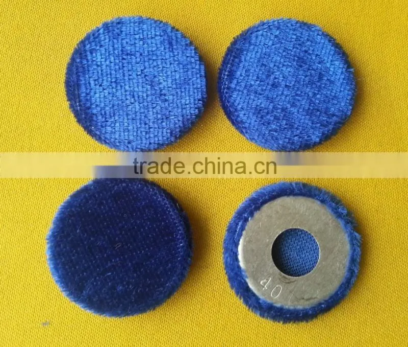 Velvet Fabric Self Covered Button For Women --- F1514
