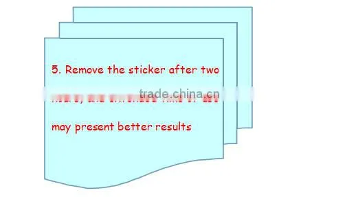 Natural ingredients leg weight loss patch/ Microcrystalline leg slimming magic sticker