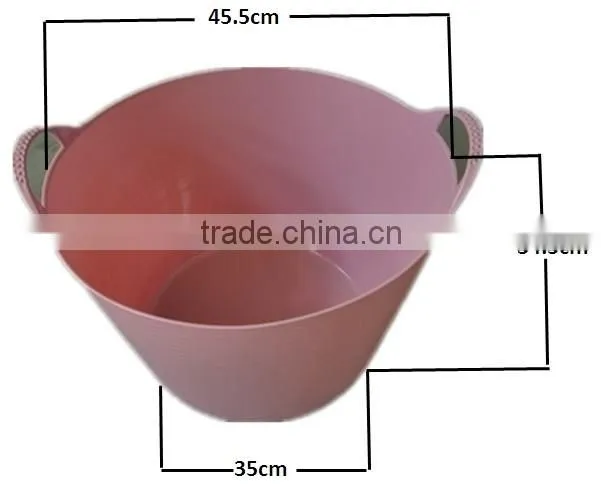 flexible bucket/colorful bucket/pe bucket