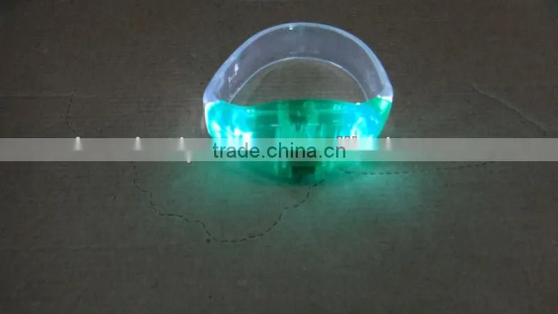 Flashing Sound activated bracelet & New Light Up Sound activated Braceley