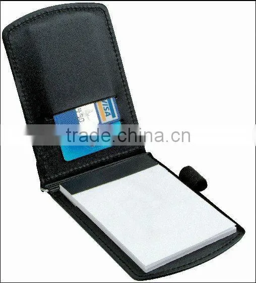 Fashion High Quality PU Leather Mini Notepad Holder