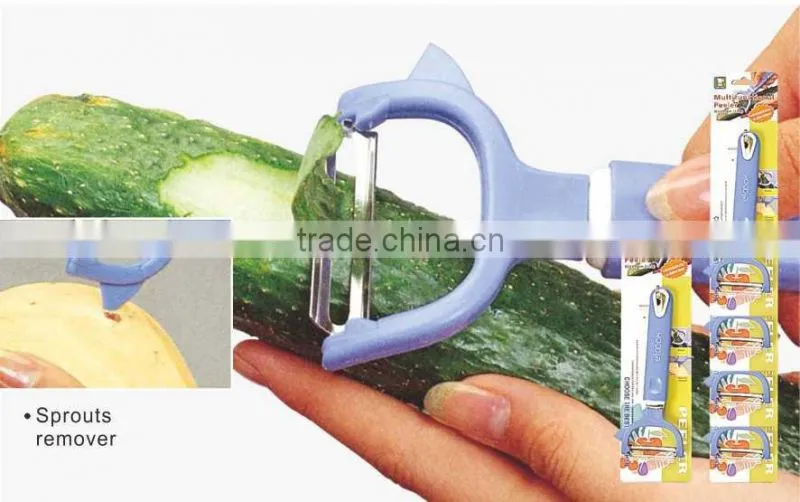 ABS+S/S 17*7.2 Kitchen tools apple and potato peeler/fruit&vegetable peeler/plastic fruit peeler