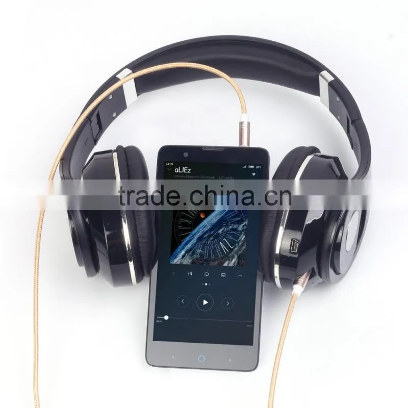 NY braided 3.5mm Audio Cable 3.5mm Stereo Audio Cable glod plated