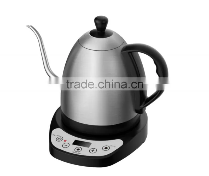 New Design Multifunction Electric Transparent Glass Kettle With Control Panel
