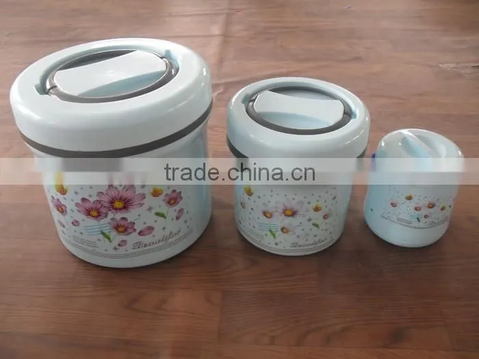 2011 plastic stainless steel thermos casserole