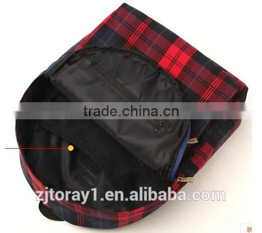 plaid kindergarten school bag backpack for kids childrens