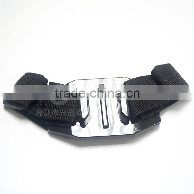 Vented Helmet Strap Mount helmet strap used for extreme sports action video camera Gopro Hero 2/3/3+/4/4 Session