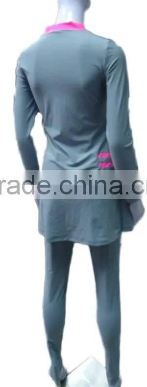 open hot sexy girl photo muslim women swimwear waterproof