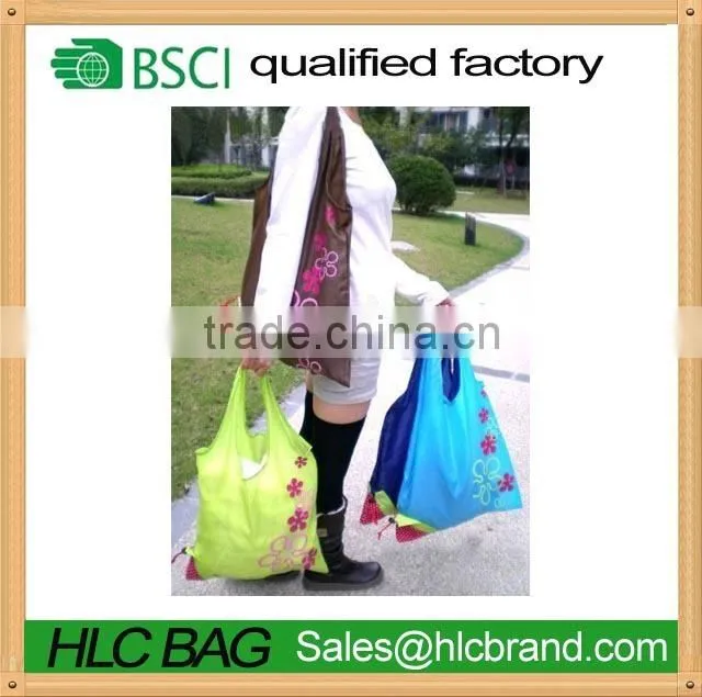 Strawberry Shopping Bag Foldable Polyester reusable bag HL-PB005