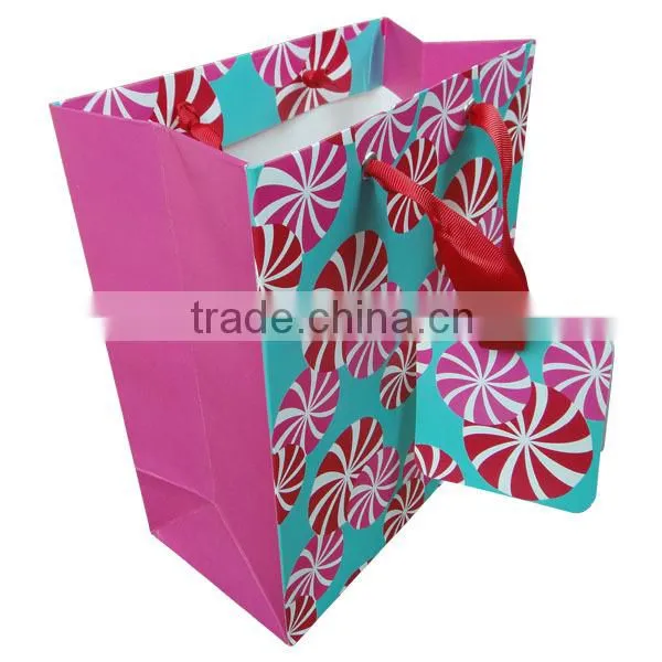 New design custom logo t-shirt shopping bag
