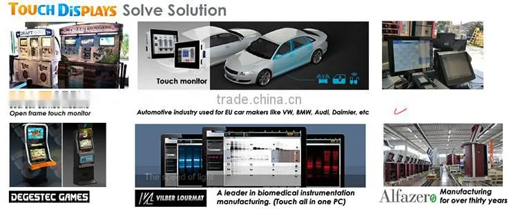 Stock 15 inch high brightness lcd monitor