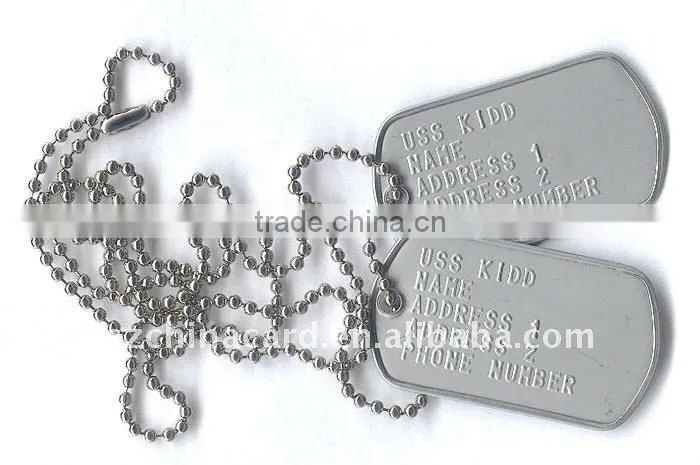 Custom metal dog tag for pet