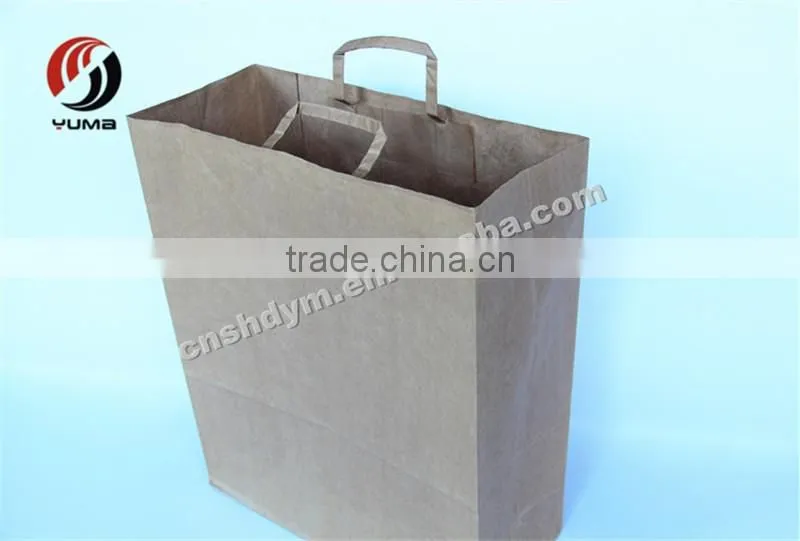 shopping different types paper bag with logo print