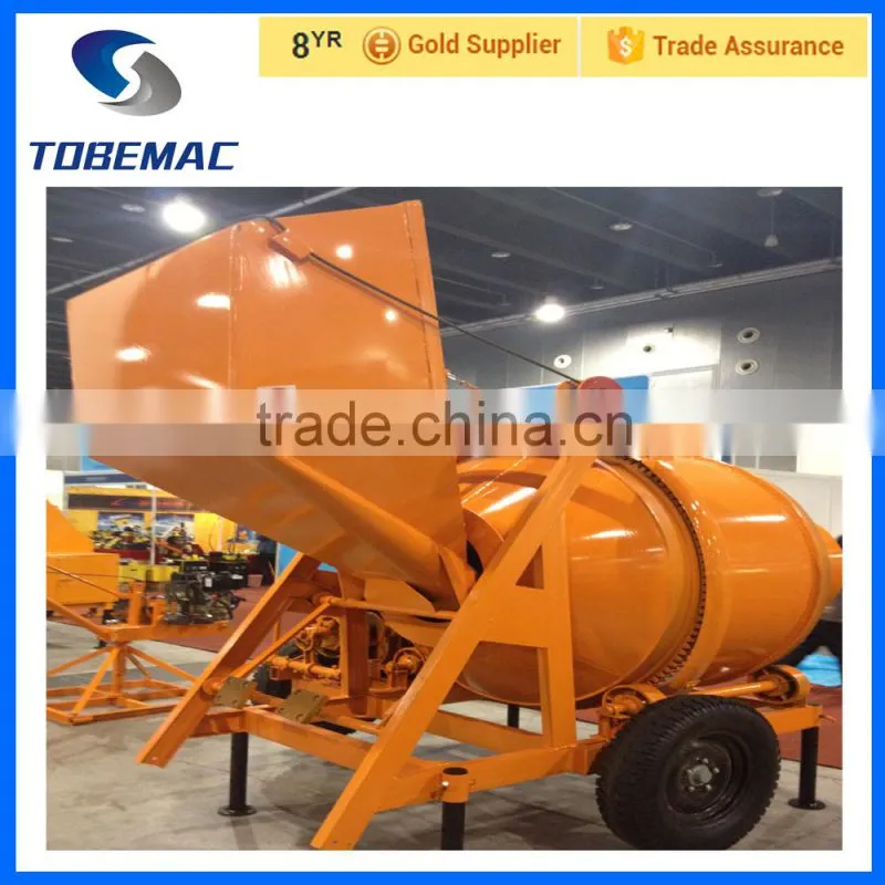 2015 TOBEMAC concrete mixer with wire hopper JZG 350