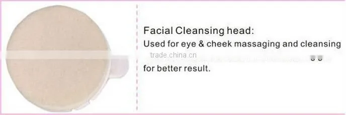 Electric Vibration facial massager for the face cleaning with four removable head