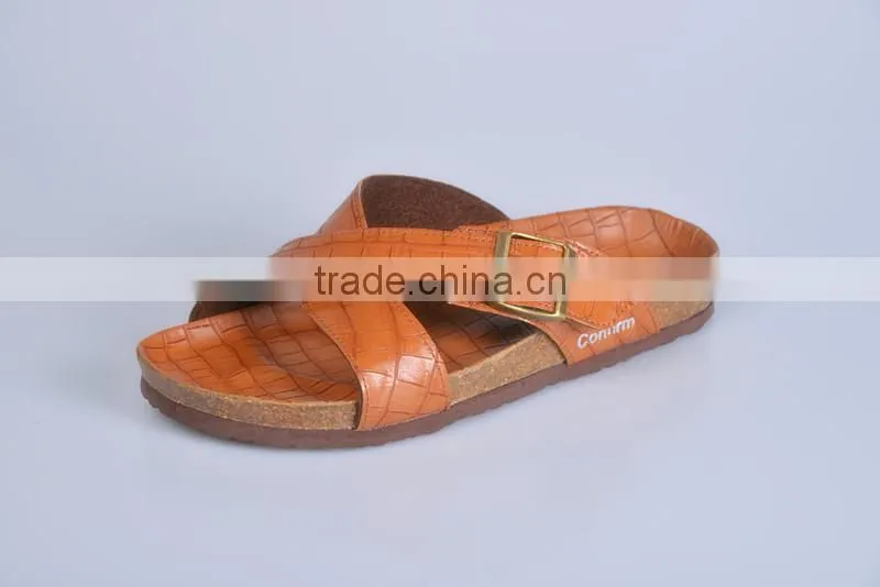 cork wood slippers