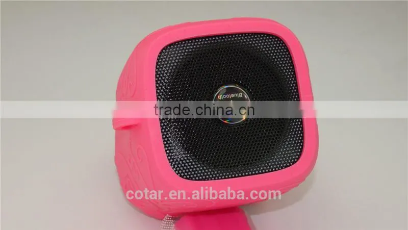 2015 Factory Top Sell Portable Waterproof Bluetooth Mini Shower Speaker