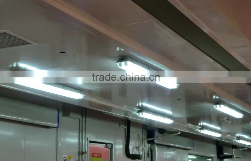 SAA LED lights with sensor, double T8 tube fitting, Tri-proof, 1200mm,36W ,8m microwave sensing (GL3607SA)