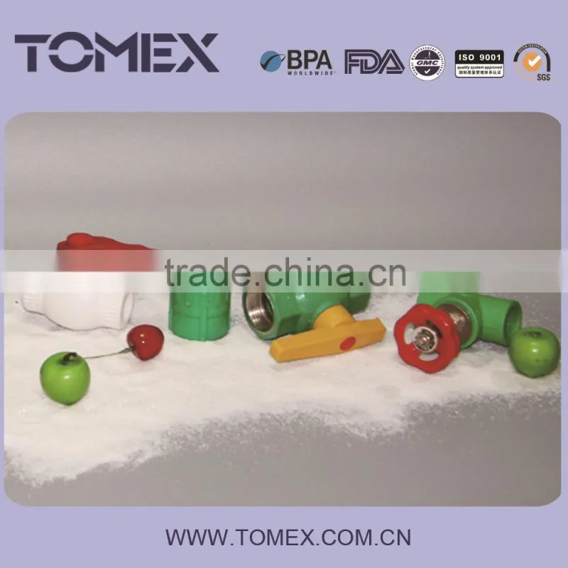 2015 ppr pipe and fittings green ppr water stop valve high quality chrome valve