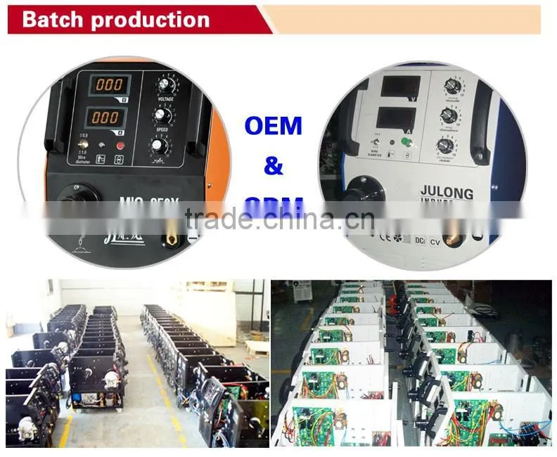 Best sales MIG-250 igbt inverter co2 mig welding machine AC220V welding wire feeder motor compact