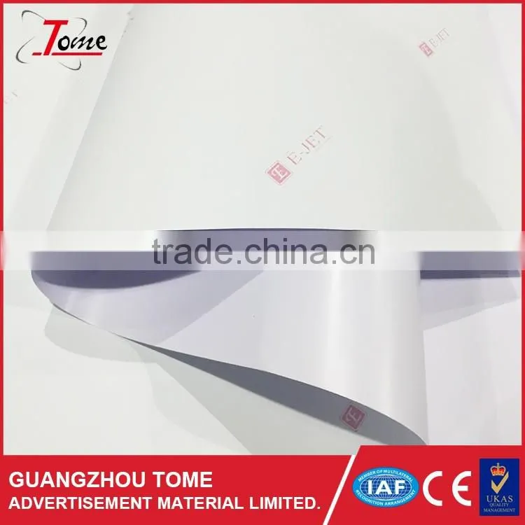 Guangzhou factory 140gsm PVC adhesive vinyl with low price
