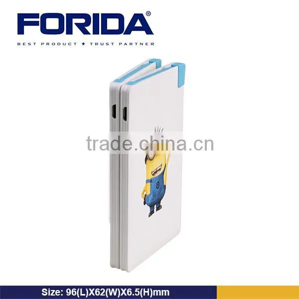 Slim power bank portable card size power bank, lithium power bank