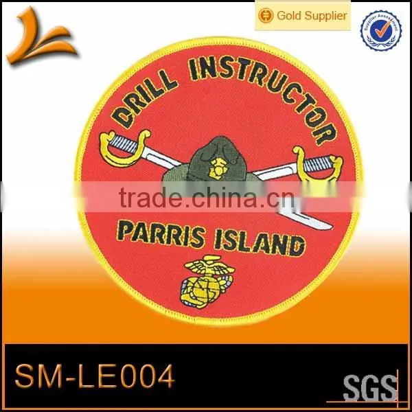 SM-LE006 custom embroidered patches no minimum