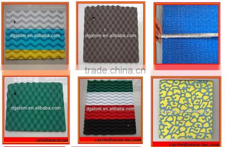 high density EVA foam Disposable slipper material for lady flip-flop dongguan atom