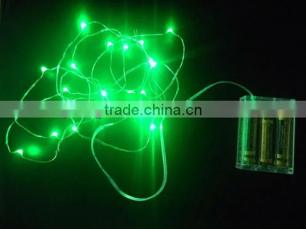 silve/copper wire LED string light for holidays YH-9002F