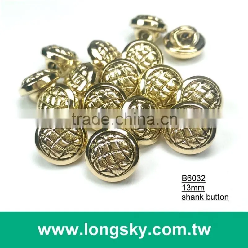 (#B6043/13mm) Taiwan made lance pattern small shank buttons for youngs shirt
