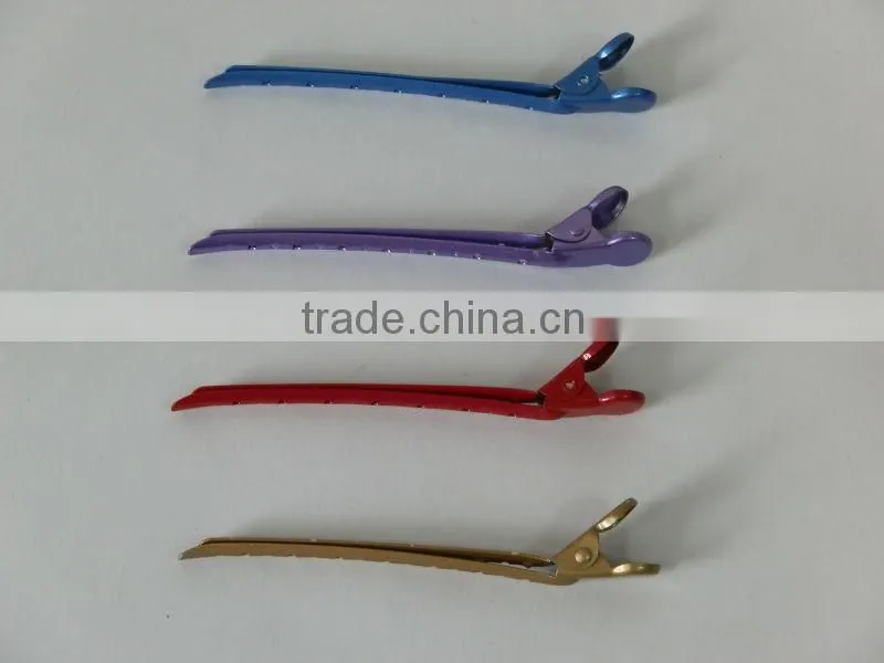 salon metal hair clip -stainless steel