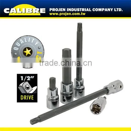 CALIBRE 32PC T20-T60 1/2"dr Star socket bit set