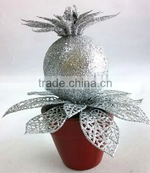 wholesale gitter artificial mini bonsai for decoration