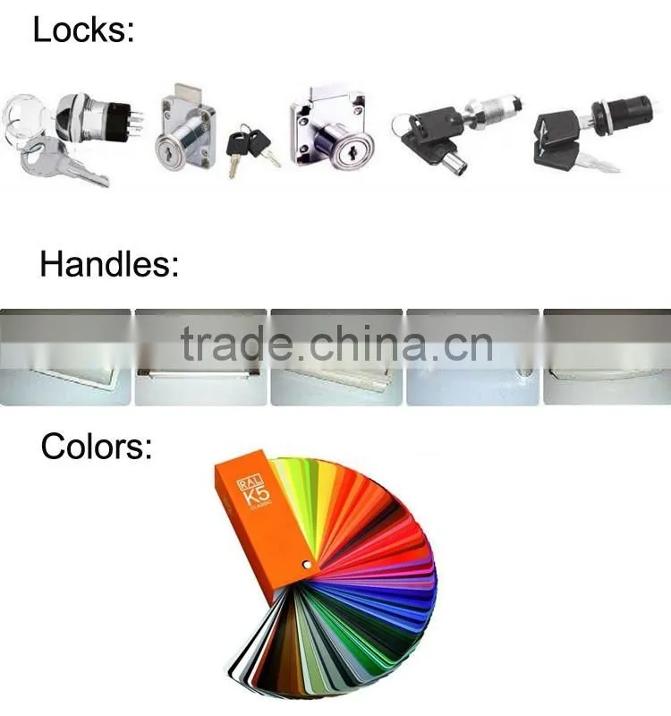 Steel mini baby cabinet design with roller door