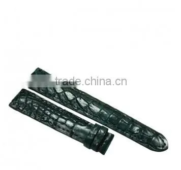 Crocodile leather watchband SCRWC-003