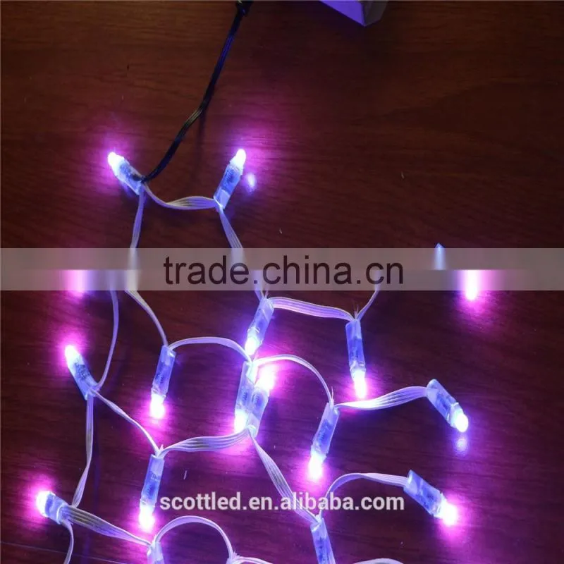 100pcs/string 12V full color led pixel light ws2811 pixel node for Christmas Home decorating