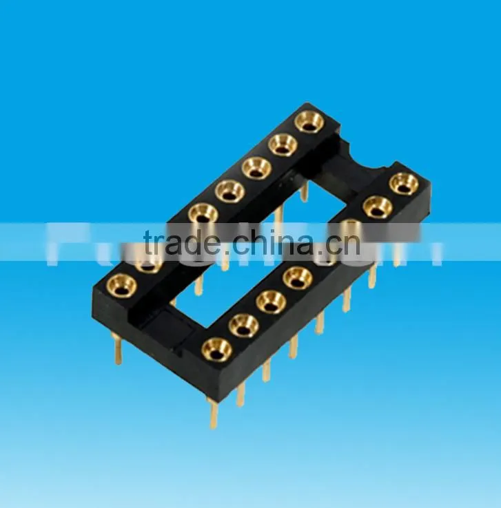Pitch 2.54mm Wire-Wrap Type Dual-in-line Socket IC Socket