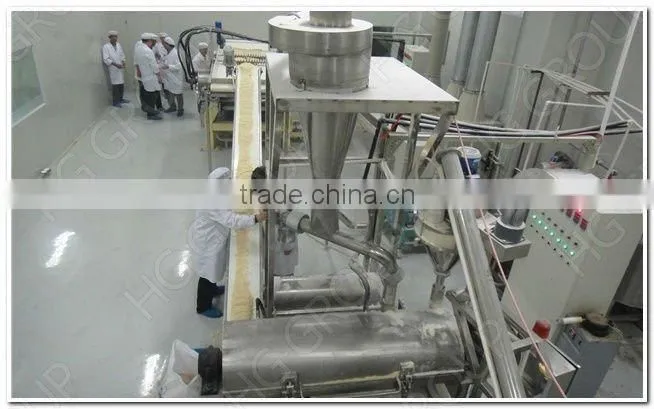 stackable potato chips processing line