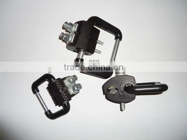 piercing ground clip clamp/connector