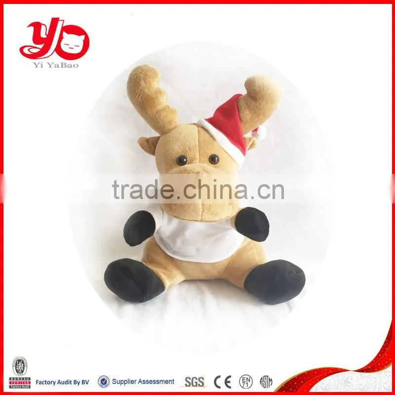 wholesale soft plush reindeer toys , plush reindeer toys
