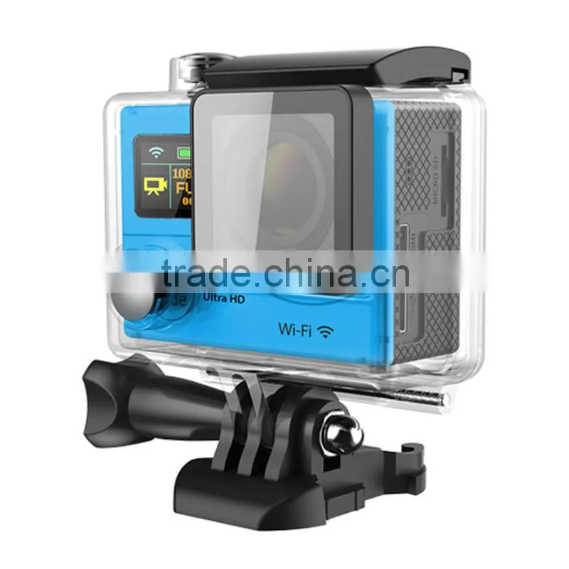 Ultra HD 4K Sports Action Camera 2.0 LCD 1080p 60fps H.264 Waterproof Wifi helmet camera recorder