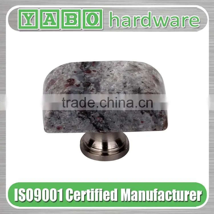 2015 New fashion factory price zinc alloy granite furniture knobs for kitchen cabinet