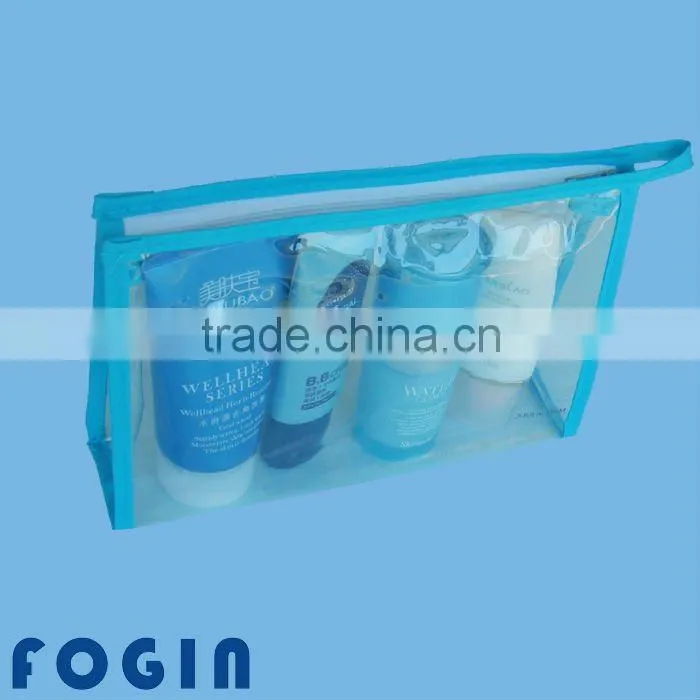 Recyclable and eco- friendly pvc zipper bag