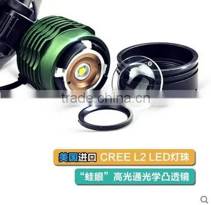 Highest Lumen High Power T6 Strong Light Zoom Hiking Headlamps