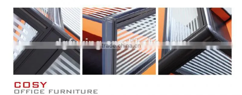 Customized 4 person office workstation/office furniture white workstation