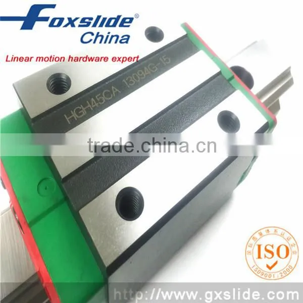 100mm-4000mm Guide Length HGH45HA Narrow Type Carriage Rail Block Slider