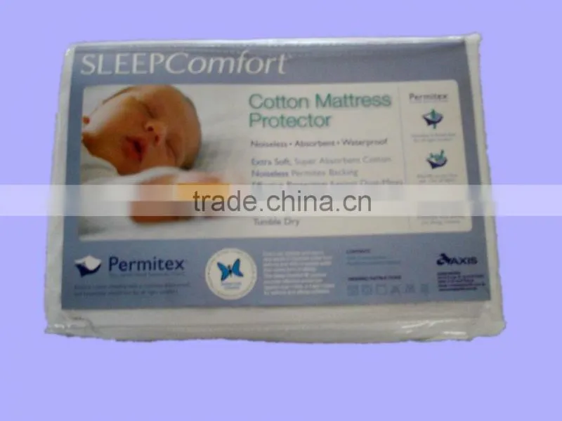 100% cotton waterproof mattress cover