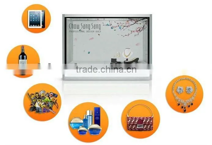 Richtech NEW technology transparent LCD small with player video